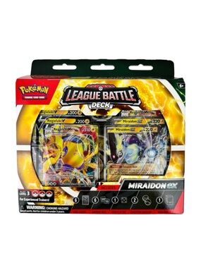 Pokémon TCG Miraidon ex League Battle Deck Sealed – Scarlet & Violet Collectible